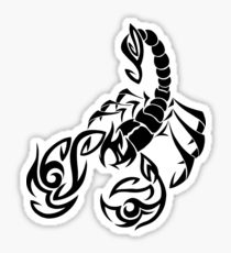 210x230 Tribal Scorpion Stickers Redbubble