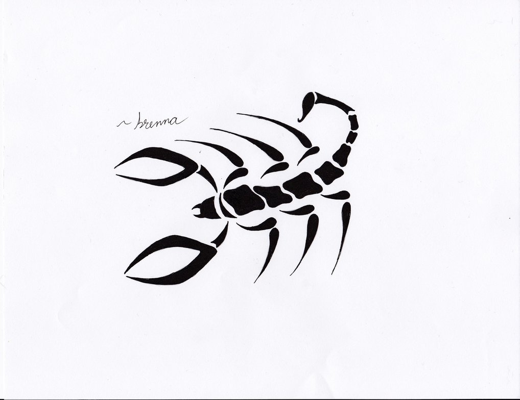 Tribal Scorpion Drawing at GetDrawings | Free download