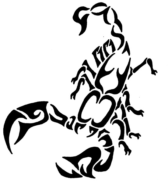 552x610 Tribal Scorpion By Parttimemasochist