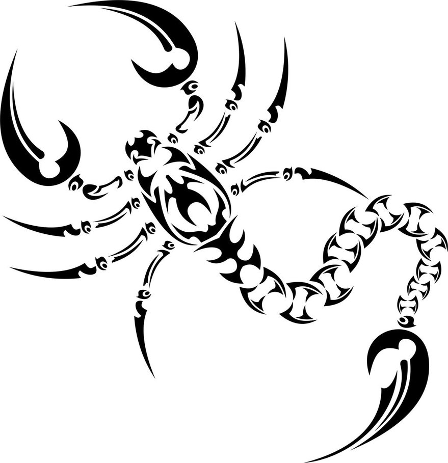879x909 Tribal Scorpion By Shadowofdeath134