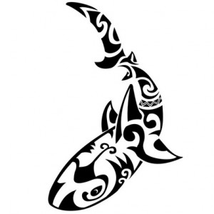 300x300 Maori Sea Shark Temporary Tattoo Vaiana Tattoo