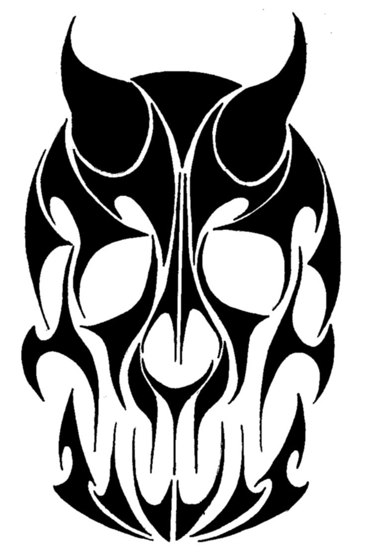 750x1122 Skull Tribal Drawings Tribal Skull Designs Tats
