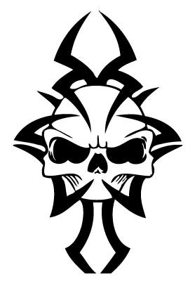 278x404 Tribal Skull Tattoos Png Transparent Tribal Skull Tattoos.png