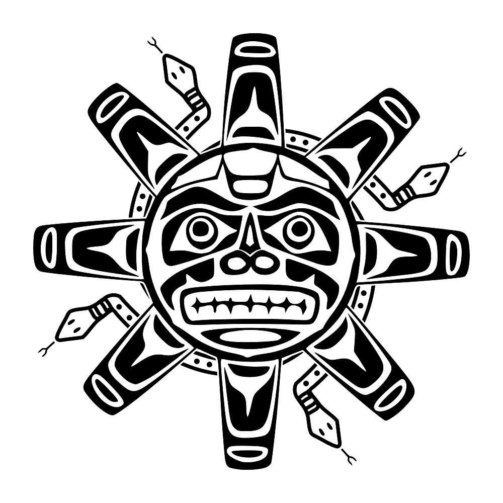 1000x1000 Tribal Snake With Tongue Out Tattoo On Hand Photo