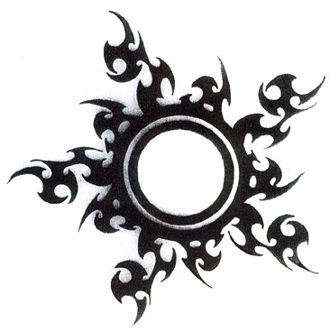 366x368 The Best Tribal Sun Tattoos Ideas On Tribal Sun