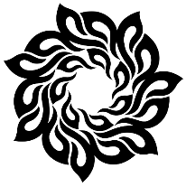 206x207 Tribal Sun Tattoos Designs High Quality Photos And Flash Designs