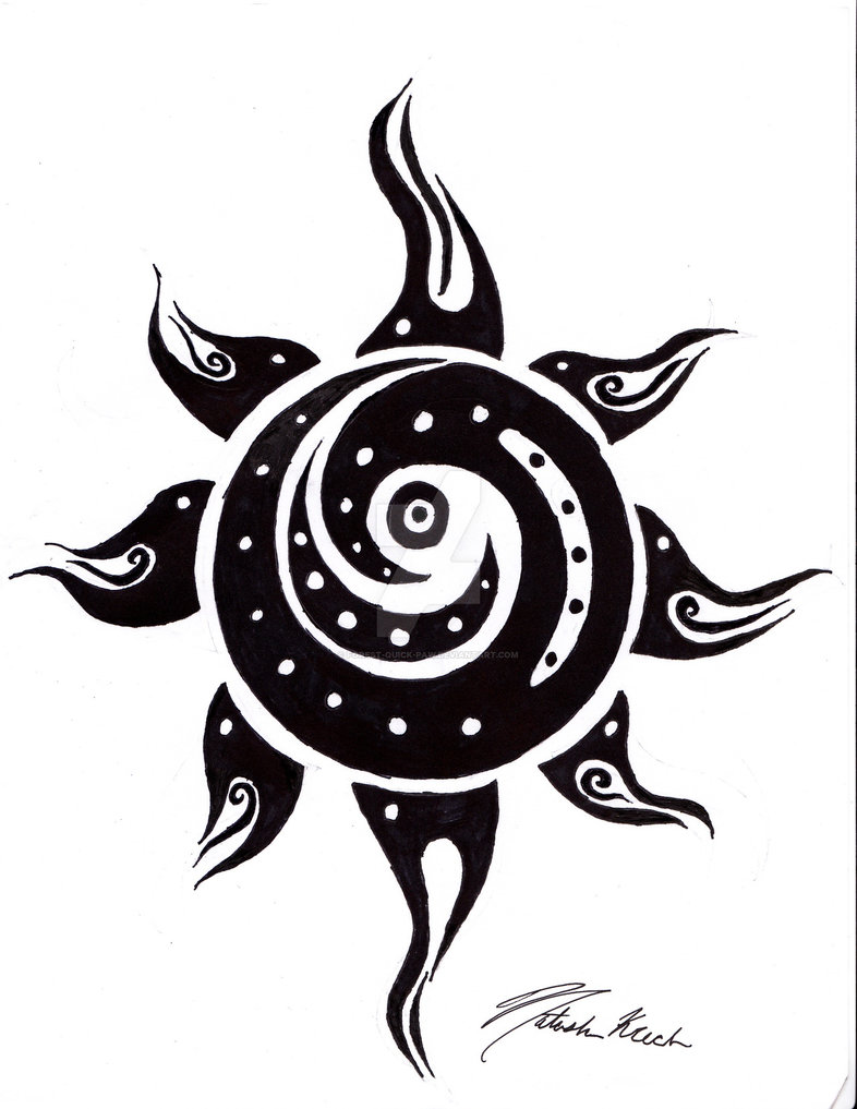 786x1017 Tribal Sun Design By Forest Quick Paw