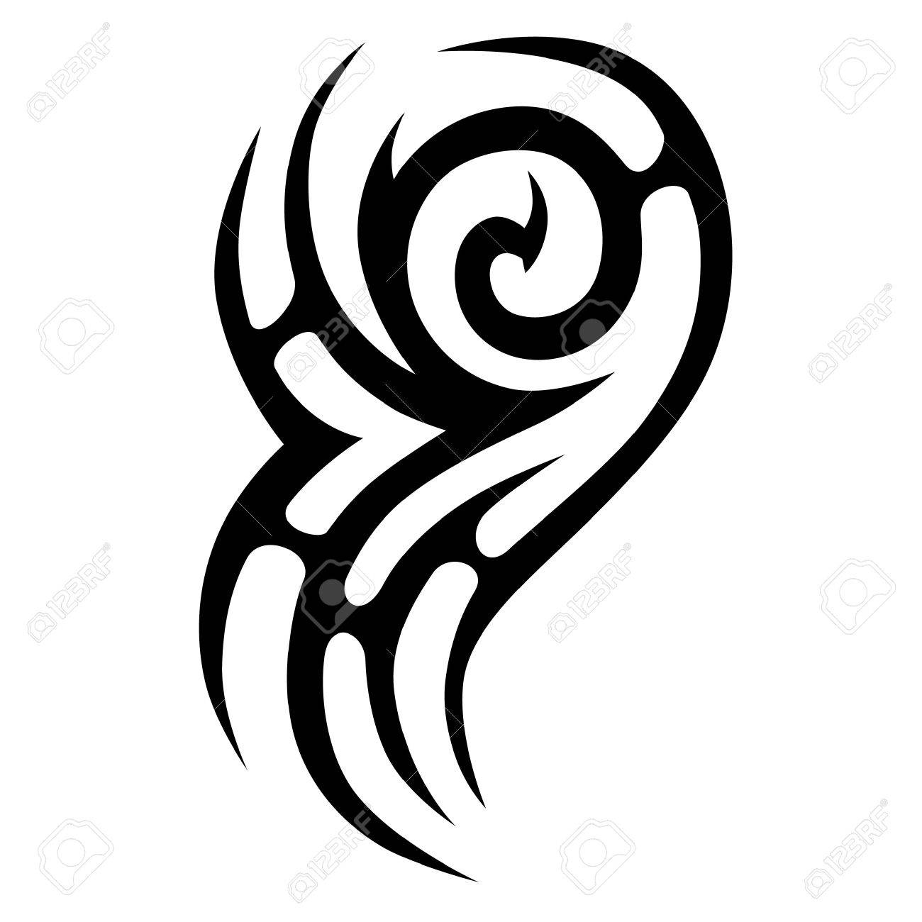 1300x1300 Celtic Art Tribal Tattoo. Vector Sketch Of A Tattoo. Idea