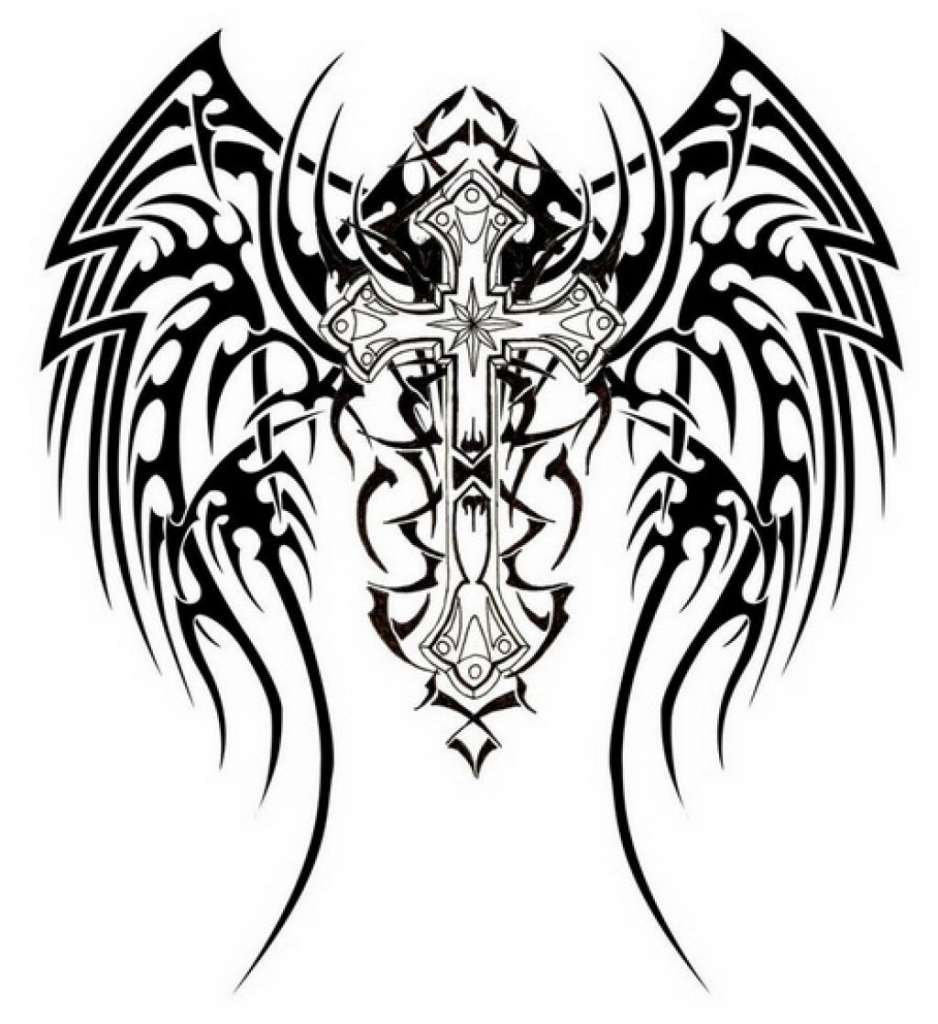 938x1024 Cool Tribal Drawings How To Draw A Cool Tribal Tattoo, Stepstep