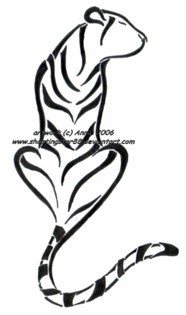 384x648 Tribal Tiger By Fallingstar88