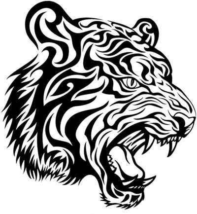 400x434 Best Tiger Tattoo Designs