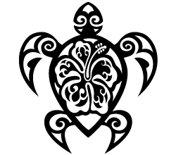 250x220 Hawaiian Stickers Hawaiian Tribal Stickers