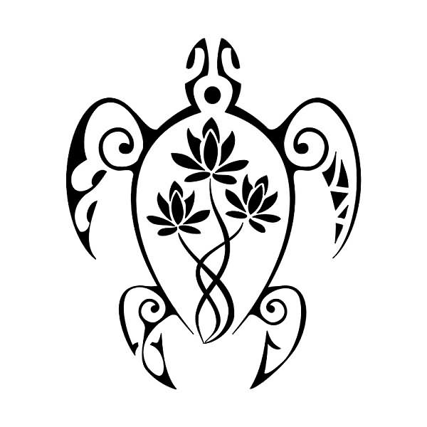 600x600 20 Awesome Tribal Turtle Tattoos Only Tribal