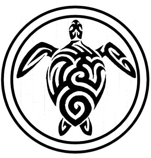 490x514 Tribal Turtle By Fensterfisch