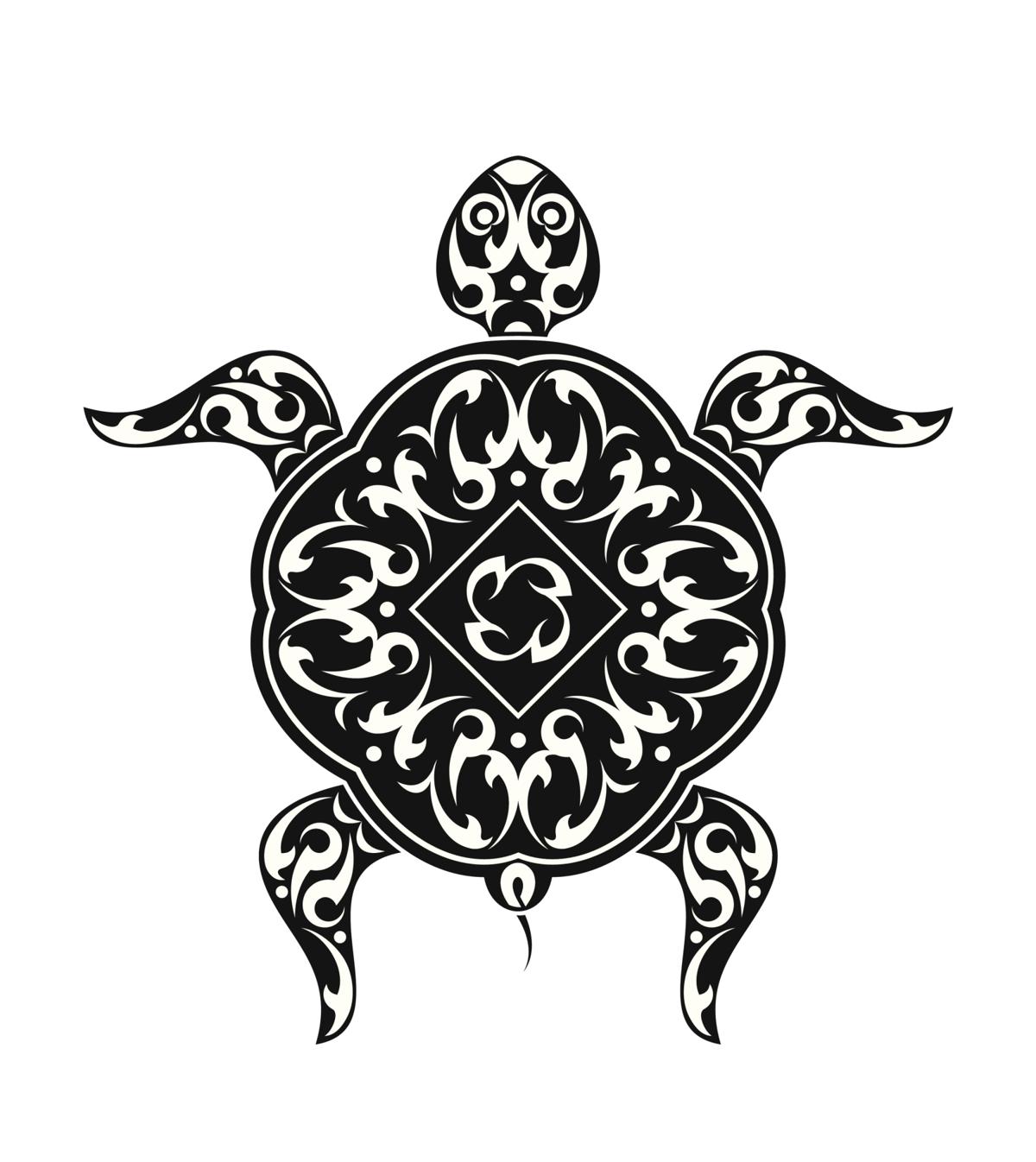 1200x1346 Collection Of Tribal Turtle Animal Tattoo