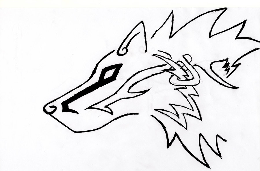 900x592 Celtic Tribal Wolf By Strider3750