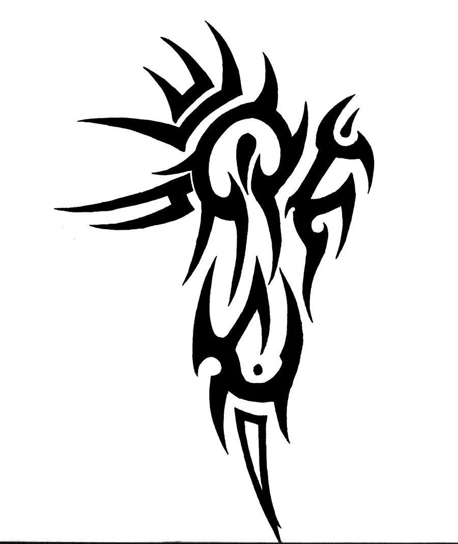 900x1068 Cool Tattoo Drawings For Men On Paper Amazing Tribal Design Left