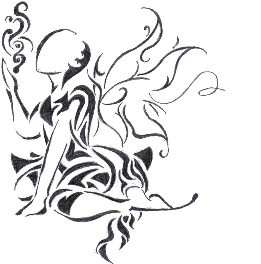 888x900 Tribal Fairy By Fireryangel115 On Tatoo