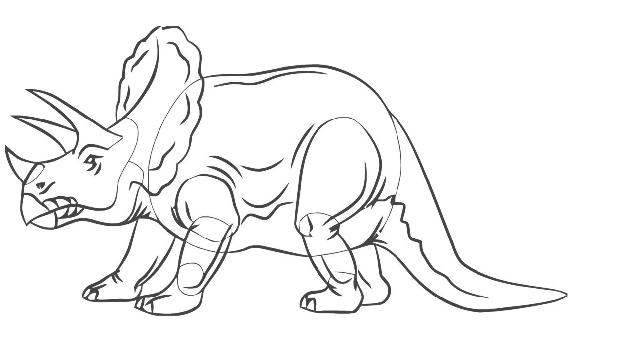 1280x720 Dinosaur Drawings