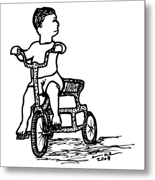 516x600 Tricycle Drawing By Karl Addison