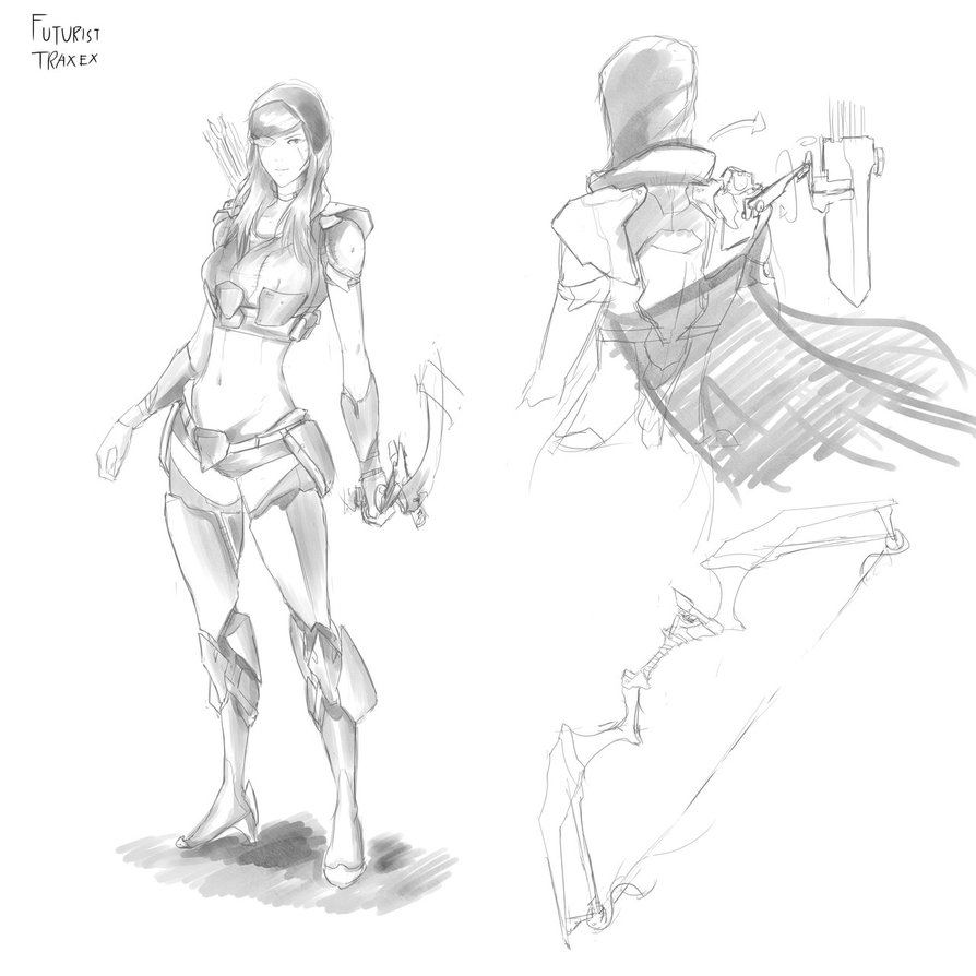 894x894 Futurist Traxex Sketch By Ex Trident