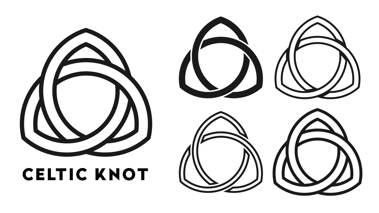 Trinity Knot Drawing at GetDrawings | Free download
