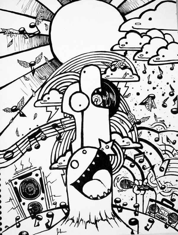 600x793 Acid Trip With Music By Donutsofdoom1