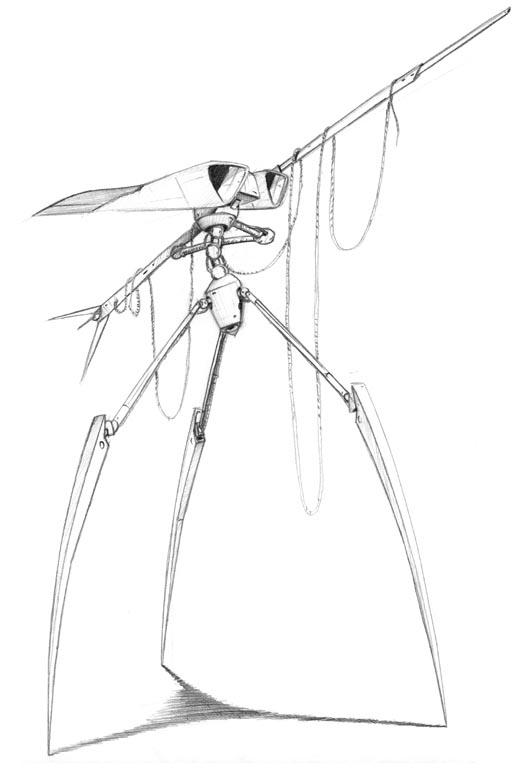 525x768 Martian Tripod By Guilhem Bedos