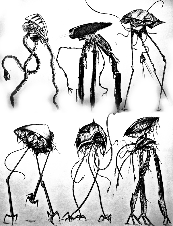 603x787 The War Of The Worlds Tripod Designs War Of The Worlds