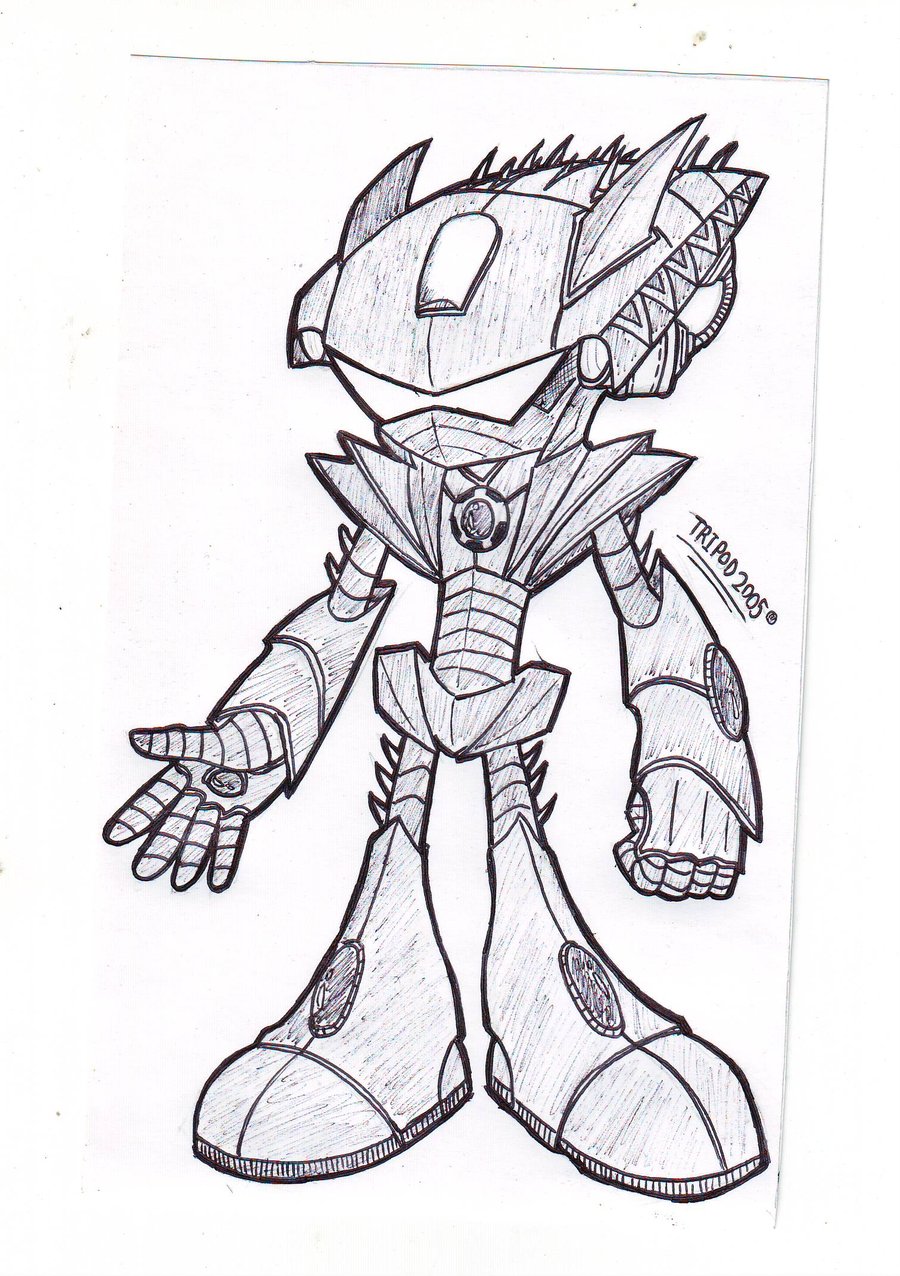 900x1276 Zeno The Alien Tripod By Tripod2005