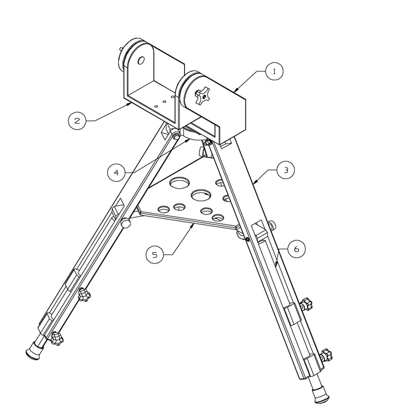 794x799 Wood Tripod Plans
