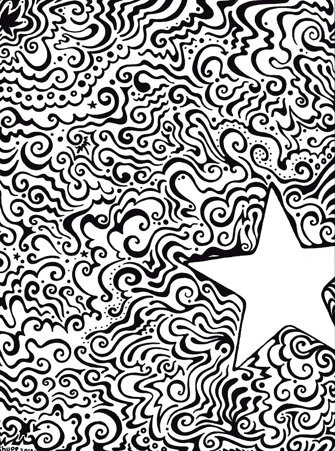 669x900 The Star In My Sky Drawing By Mandy Shupp