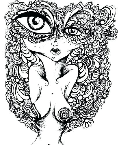 412x500 Psychedelic Coloring Pages Print Sun Download Best Coloring