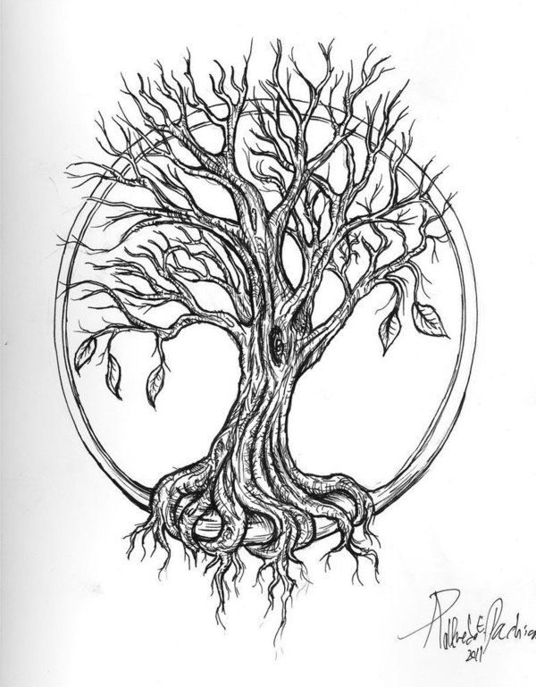 600x769 Image Result For Trippy Tree Tattoo Peace Big Tree Tattoo Ideas