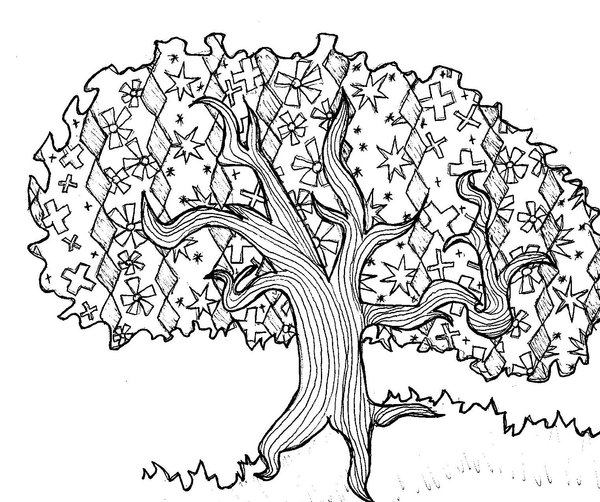 600x502 Trippy Tree. By Tragicvista