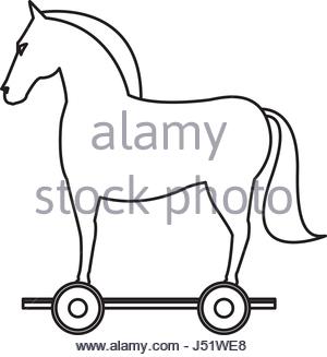 300x327 Trojan Horse Computer Virus Stock Photo 2258585