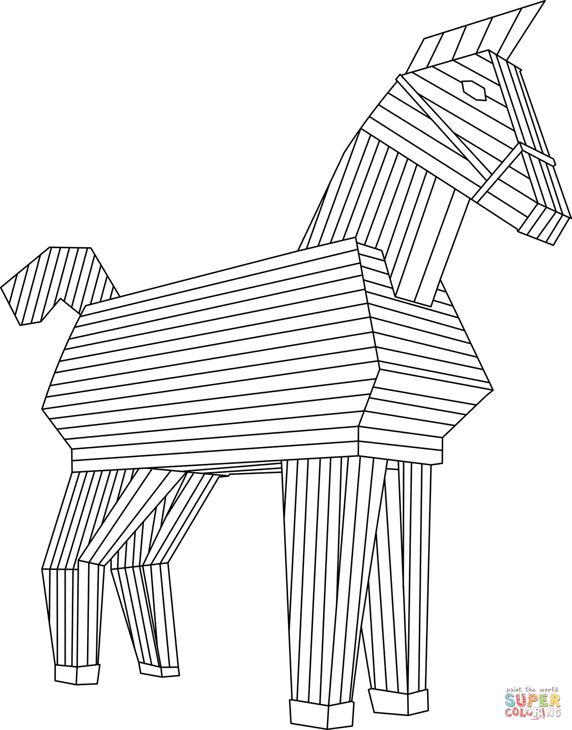 1176x1500 Trojan Horse Coloring Page Free Printable Coloring Pages