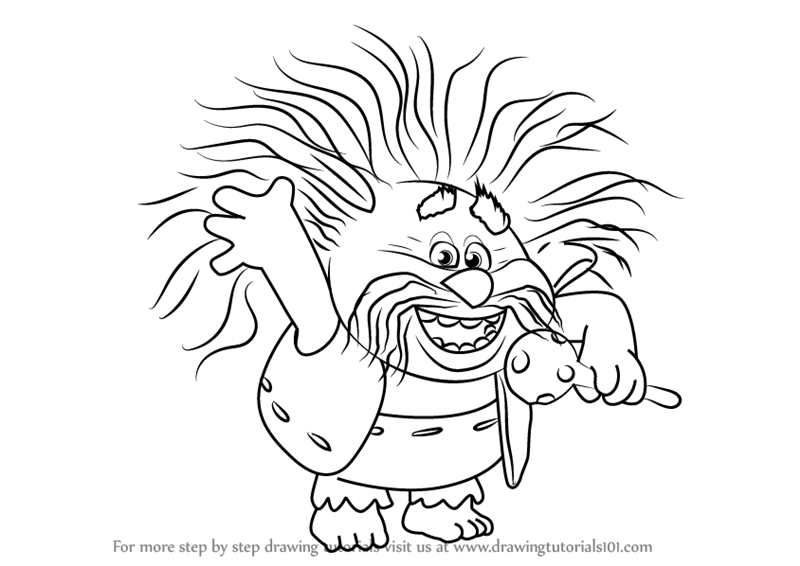 800x566 Learn How To Draw King Peppy From Trolls (Trolls) Step By Step