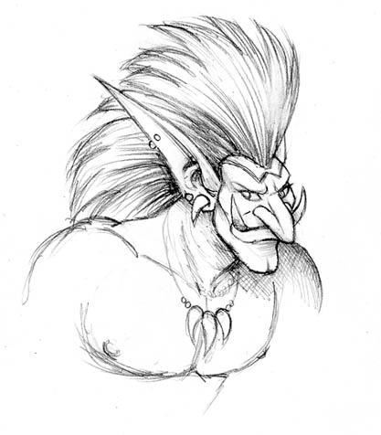 417x476 Shaman Troll By Dustmeat