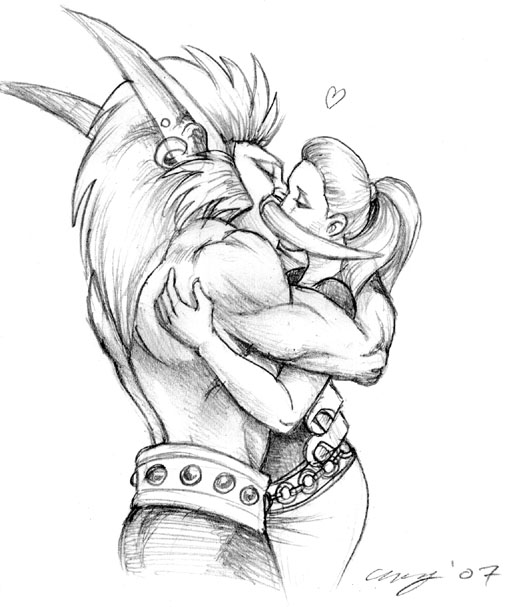 505x607 Troll Kiss By Dustmeat