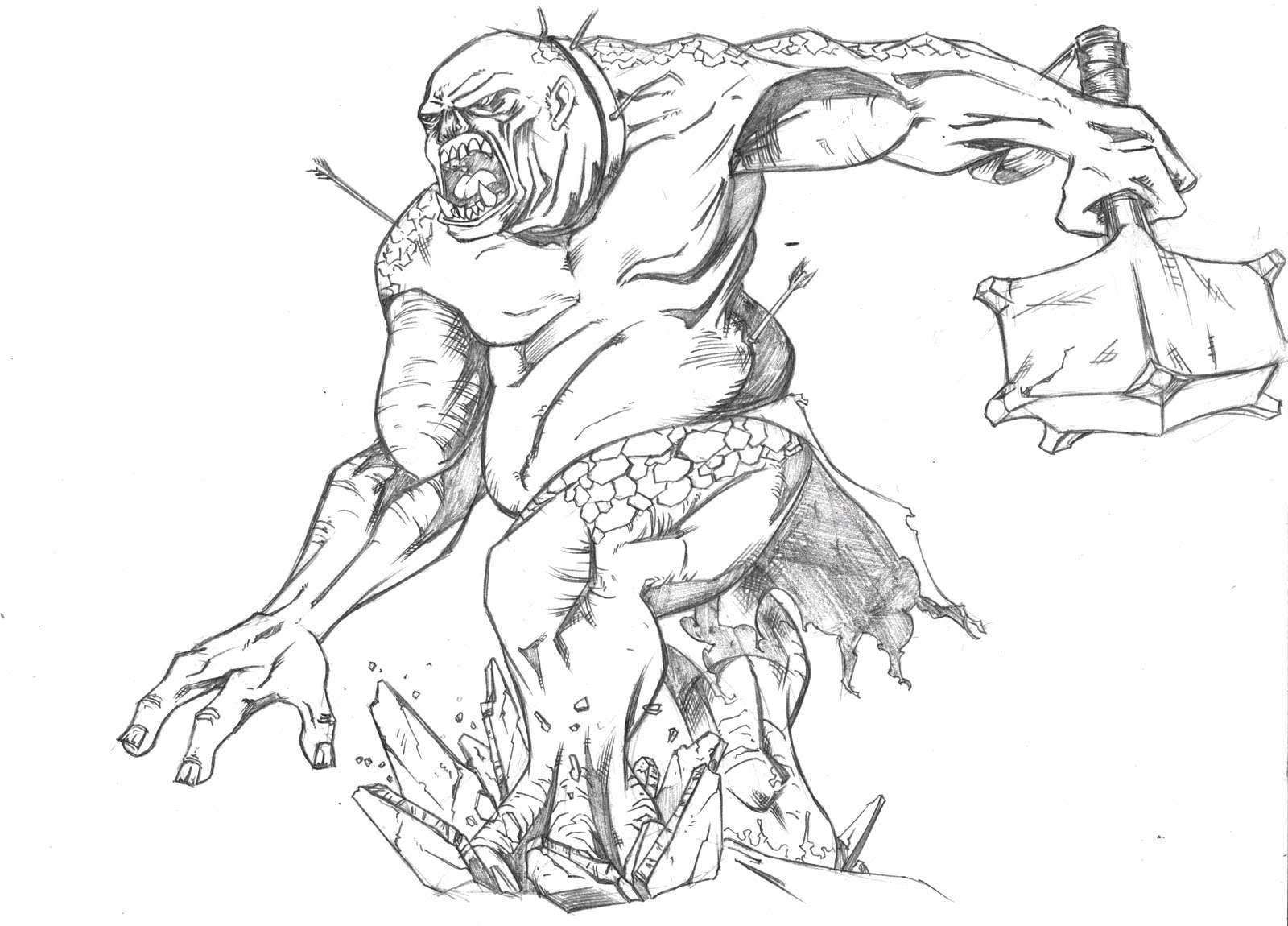 1600x1150 Lord Of The Rings Troll