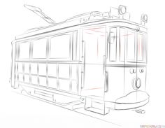 236x183 How To Draw A Trolley Car Step By Step. Drawing Tutorials For Kids