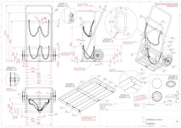 600x424 Orthographic And Technical Drawing Cad Design And Assembly