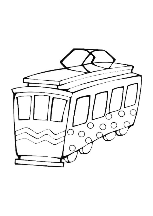531x750 Coloring Page Toy Trolley