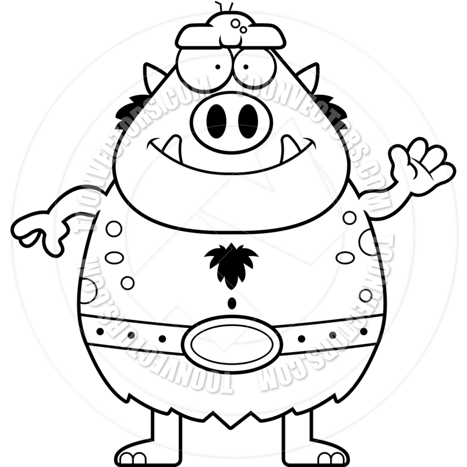 940x940 Trolls Clipart Black And White