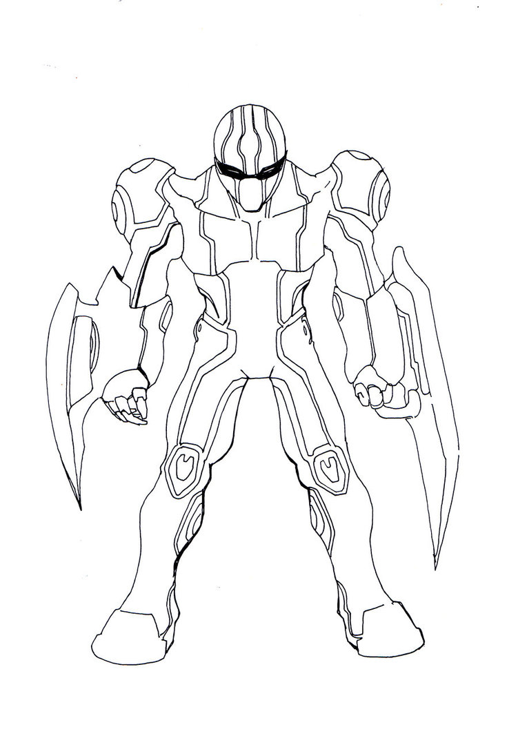 751x1063 Tron Warrior By Clashnorton