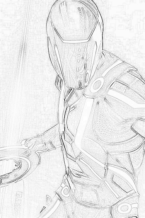 480x720 Tron Legacy Sketch By Mindfreak01