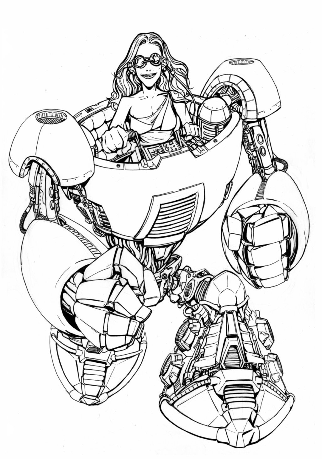 1027x1464 Kick Ass O Tron 5000 By Steel Eyes