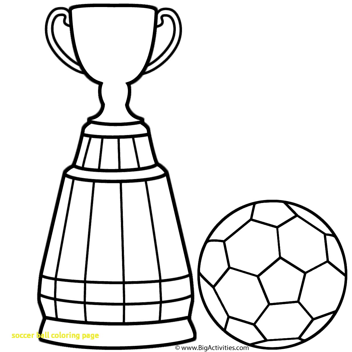 1200x1200 World Cup Trophy Soccer Coloring Pages Coloring