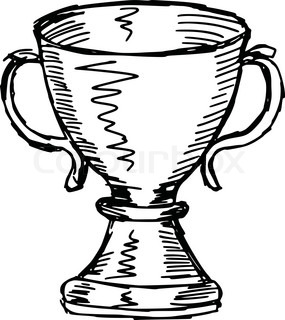 285x320 Golden, Silver And Bronze Soccer Balls As Trophy Cups. Stock